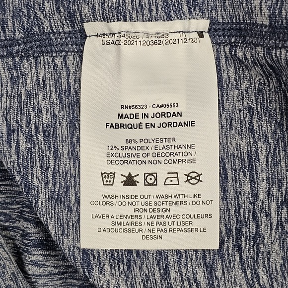 Nike Women's Sz Large Dri-Fit Element Half-Zip Running Top Blue/Gray CU3220-491 - Picture 10 of 10